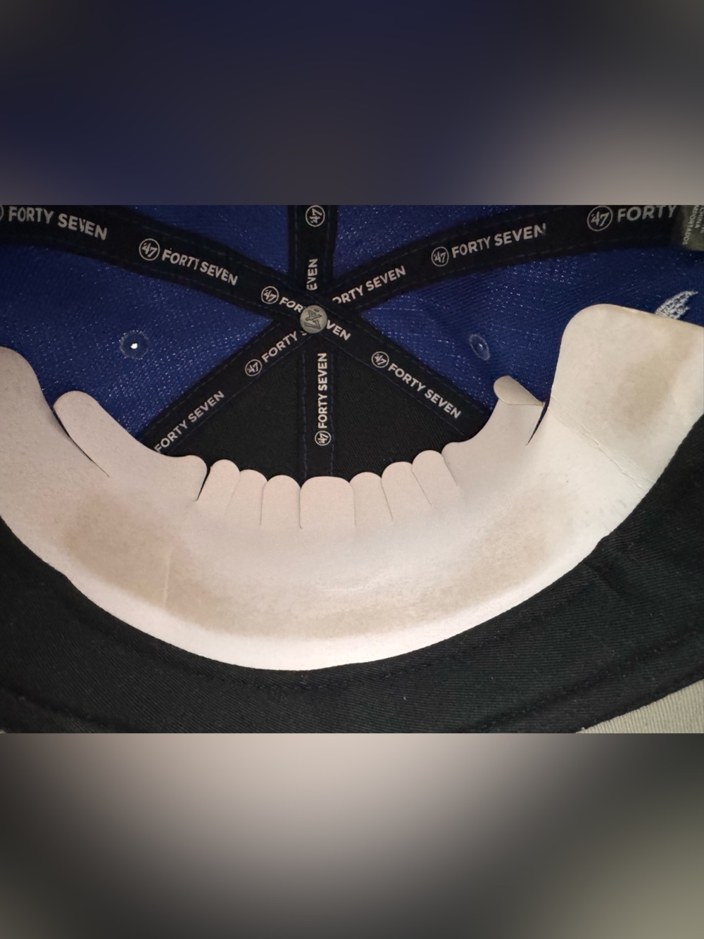Rare '47 Brand Seattle Mariners Trident Hat - Royal Blue Mono - Picture 7 of 12